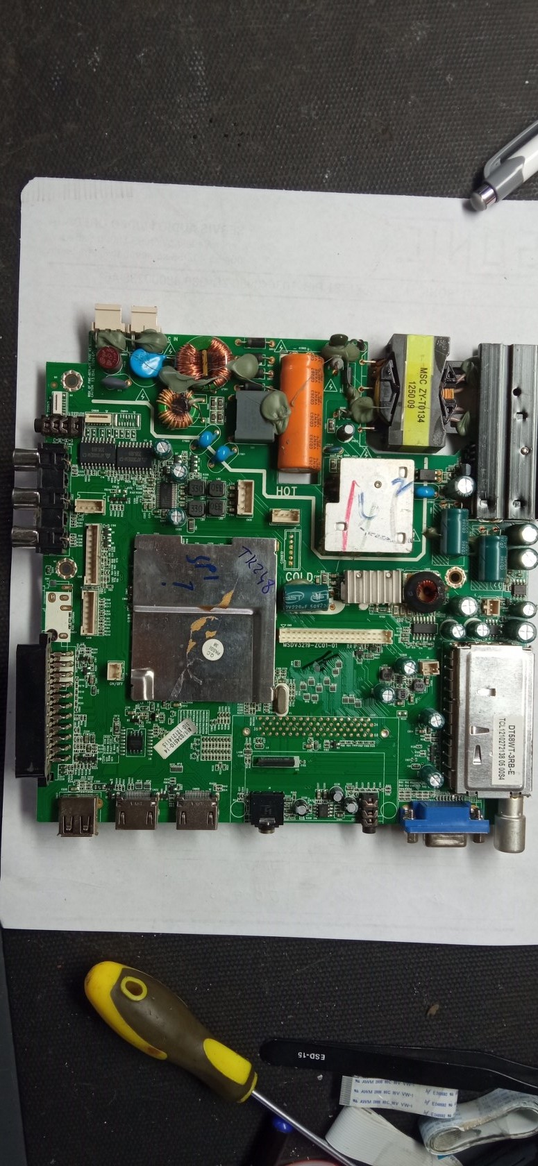 TK248 VIVAX LED TV-32LE41 MSDV3219-ZC01-01 REPROGRAMIRATI